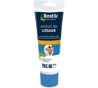 Bostik Enduit de Lissage en Pâte, Prêt à l'Emploi, Application Facile, Usage Intérieur, Tube de 330 g, Blanc