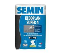 Enduit de Ragréage Autolissant Kedoplan 4 Semin, Sol Intérieur et extérieur, sac de 25 kg