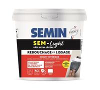 Enduit de Rebouchage Allégé pour Trous et Fissures Importants, Sem-Light Semin, Intérieur, Seau de 5 L