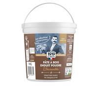 Enduit de rebouchage bois Gros Trous - Pâte à bois Poudre - 1Kg teinte Chêne Clair - Intérieur/extérieur, ne fendille pas, adhérence extrême - L'Increvable 1919 BY MAULER