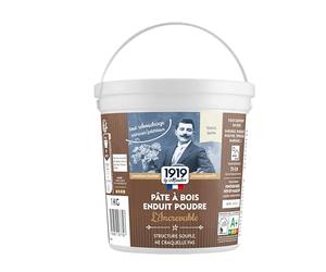 Enduit de rebouchage bois Gros Trous - Pâte à bois Poudre - 500gr teinte Sapin - Intérieur/extérieur, ne fendille pas, adhérence extrême - L'Increvable 1919 BY MAULER