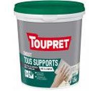 Enduit de rebouchage égalise lisse tous supports même le carrelage pâte 1.5kg TOUPRET