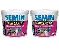 Enduit de Rebouchage Fibrelastic Semin, Fissures Vivantes, 1,5 kg, Lot de 2