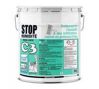 Enduit d'étanchéité, enduit de cuvelage, murs, maçonnerie, sous-sols, bassins, piscines, cuves, anti-infiltrations, C3 - PROCOM 5 Kg
