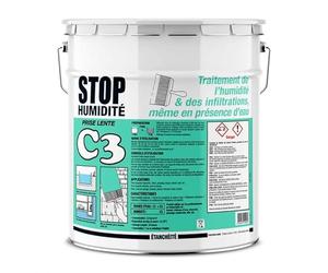 Enduit d'étanchéité, enduit de cuvelage, murs, maçonnerie, sous-sols, bassins, piscines, cuves, anti-infiltrations, C3 - PROCOM 5 Kg