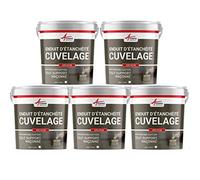 Enduit d'Etanchéité Hydrofuge - Enduit de Cuvelage pour béton, support maçonné ARCACIM Gris Offre Spéciale : 5 x 25 Kg