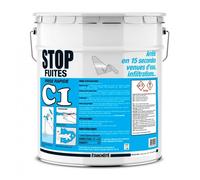 Enduit d'étanchéité, prise rapide, colmatage, anti-infiltrations, murs, maçonnerie, sous-sols, bassins C1 stop fuites - PROCOM