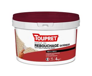Enduit extérieur à pâte souple prêt à l'emploi Toupret 4kg
