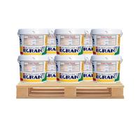 Enduit façade, crepi grains fins, application rouleau, 25 kg ECRAN 77 10 x 25 Kg Blanc