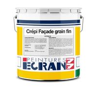 Enduit façade, crepi grains fins extérieur, renforce les murs, masque les défauts 25 Kg Blanc