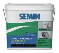 Enduit garnissant au rouleau pour la rénovation des supports très endommagés Semin - intérieur - seau de 10 kg