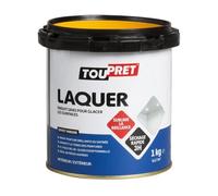 Enduit gras à laquer - TOUPRET - 1 kg - Séchage rapide - Idéal pour pièces humides - Effet miroir