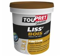 Enduit Liss'Bois en pate - blanc - 1,25kg TOUPRET