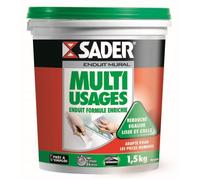 Enduit multi-usages - SADER - Prêt à l'emploi - 1,5kg - Blanc - COV A+