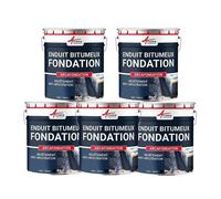 Enduit pour Fondations Murs enterrés bitumeux noir hydrofuge parpaing béton brique bois ARCAFONDATION Noir 5 Kg
