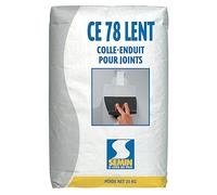 Enduit pour Joints de Plaques de Plâtre CE 78 Lent Semin, Temps de Prise 24 Heures, Intérieur, Sac de 25 kg
