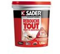 Enduit rebouchage SADER Rebouche tout pâte mur blanc 1,5 kg jusqu’à 1 cm Blanc G