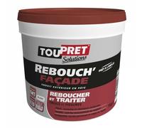 Enduit Rebouch'Façade en pâte - blanc - 1kg TOUPRET