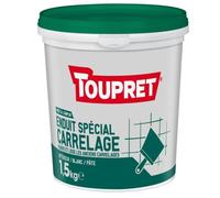 Enduit spécial carrelage - TOUPRET - 1.5kg - Prêt à l'emploi - Intérieur - Épaisseur 3mm