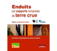Enduits sur supports composés de terre crue