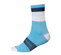 Endura Bandwidth Cyclisme Chaussettes pour Homme, Bleu Néon, S