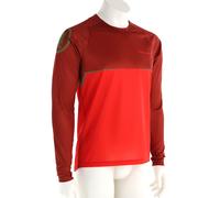 Maillot Endura Core imprimé manches longues rouge - XL