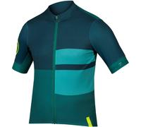 Endura Fs260 Print Short Sleeve Jersey Mens Vert émeraude S Male