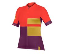 Endura FS260 Print S/S Femmes T-shirt de vélo M Rouge