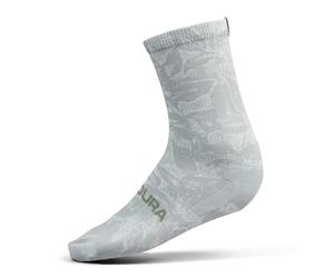 Endura Grid Floral Ltd Print Cycling Socks Homme (lot de 1)