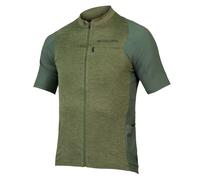 Endura Gv500 Reiver Short Sleeve Jersey Vert M Homme Olive Green