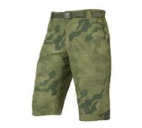 Endura Hummvee Baggy Cuissard pour Homme, Vert Olive, XL