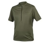 Endura Hummvee Ray II Maillot de Cyclisme à Manches Courtes Homme, Vert Olive, S