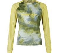 Endura Ltd Pixel Cloud Long Sleeve Tee Ladies Suplhur 14 (L) Female