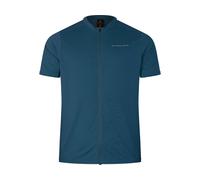 Endura Maillot à fermeture éclair S/S Loop bleue