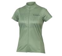 Endura Hummvee Ray Maillot de Cyclisme à Manches Courtes Femme, Jade, M