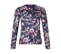 T shirt manches longues femme endura floral edition limitee violet