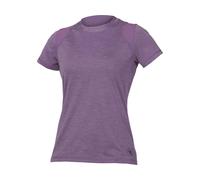 Maillot manches courtes femme endura singletrack violet