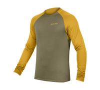 Endura Singletrack Long Sleeve T-shirt Vert L Homme Tweed Green
