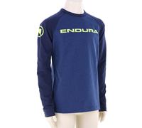 Endura One Clan Raglan Enfants Biking Shirt longsleeve 11-12Y Bleu