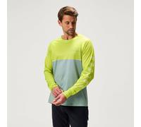 Endura - Singletrack Core Printed L/S T - Maillot vélo homme Lime Green - M