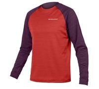 Endura - SingleTrack Fleece - Maillot VTT homme Aubergine - M