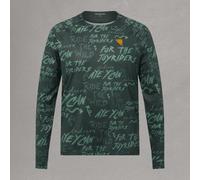 Maillot manches longues endura singletrack print vert homme