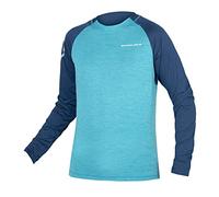 Endura Singletrack Long Sleeve T-shirt Bleu M Homme Atlantic