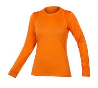 Endura Singletrack Long Sleeve T-shirt Orange M Femme