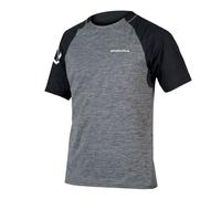 Endura Singletrack Short Sleeve T-shirt Gris S Homme Pewter Grey