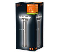 Endura Solar Double Circle 40cm Borne Ext?Rieure 6w=600lm Acier