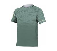 Maillot Endura Marble LTD imprimé à manches courtes vert turquoise - M