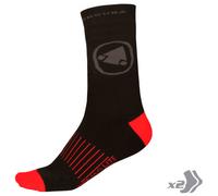 Endura - Thermolite II Socks (Double Pack) - Unisex S/M | EU 37-42 - black