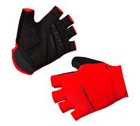 Endura Xtract - Gants de Cyclisme pour Homme, Acolchado de Gel, Design en Silicone, Couleur Rouge, L