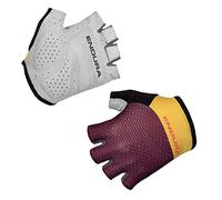 Endura Xtract Lite Gant de Cyclisme | Rembourrage en Gel | Grip en Silicone | Gants Ultra légers, Aubergine, M